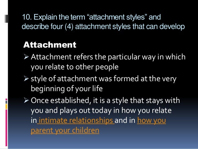 Fearful avoidant attachment style
